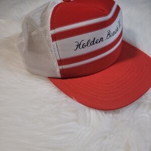 Vtg Trucker MESH Snapback Hat